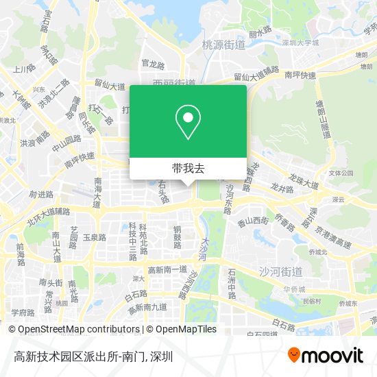 高新技术园区派出所-南门地图