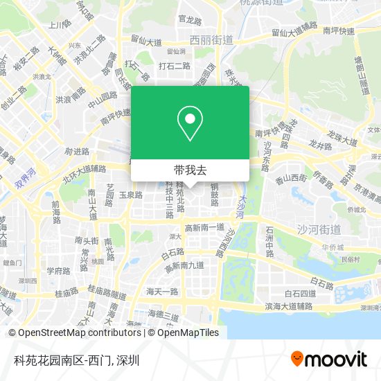 科苑花园南区-西门地图