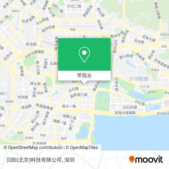 贝阳(北京)科技有限公司地图
