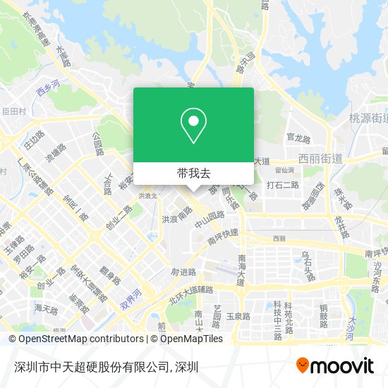 深圳市中天超硬股份有限公司地图