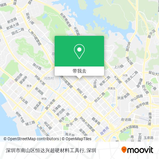 深圳市南山区恒达兴超硬材料工具行地图