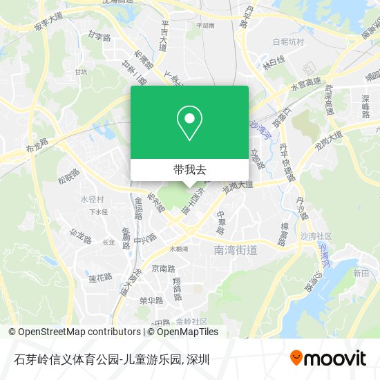 石芽岭信义体育公园-儿童游乐园地图