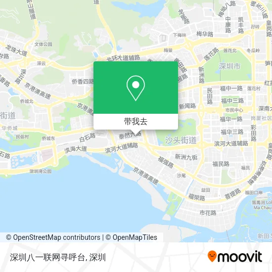 深圳八一联网寻呼台地图