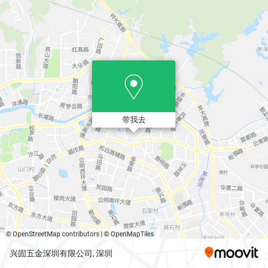 兴固五金深圳有限公司地图