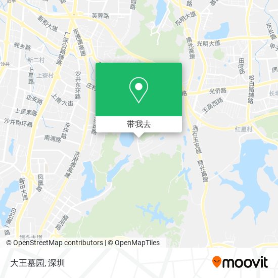大王墓园地图