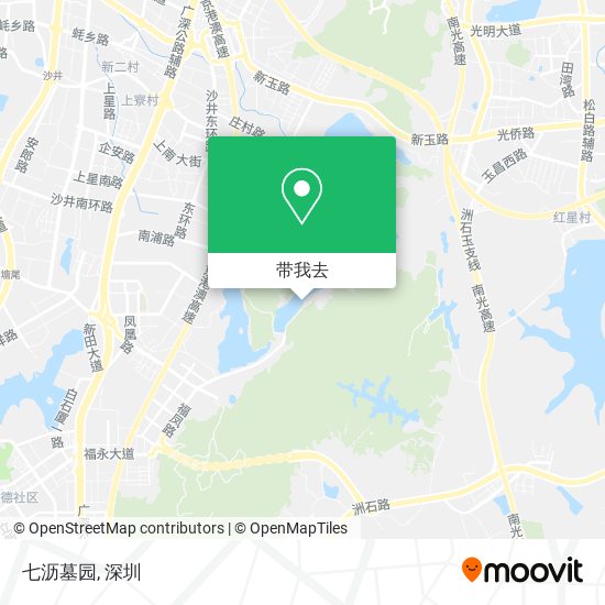 七沥墓园地图