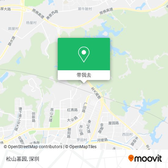 松山墓园地图