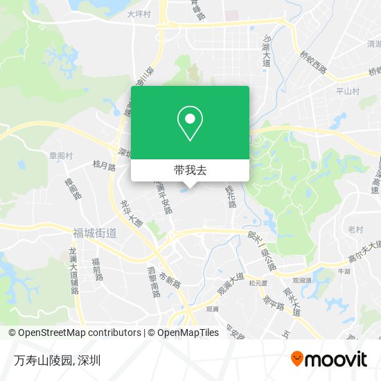 万寿山陵园地图