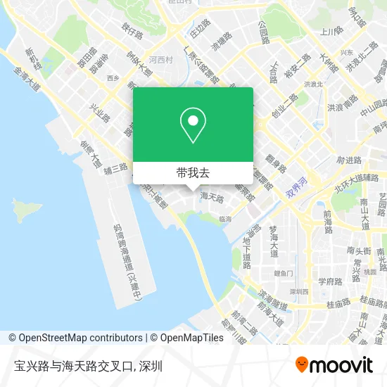 宝兴路与海天路交叉口地图