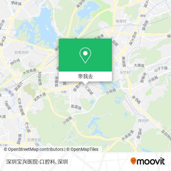 深圳宝兴医院-口腔科地图