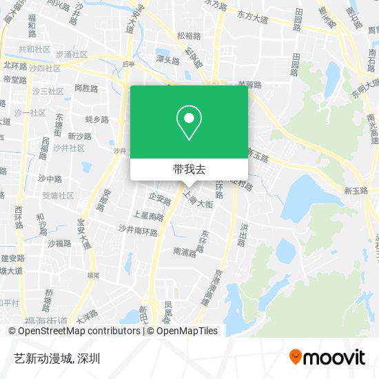 艺新动漫城地图