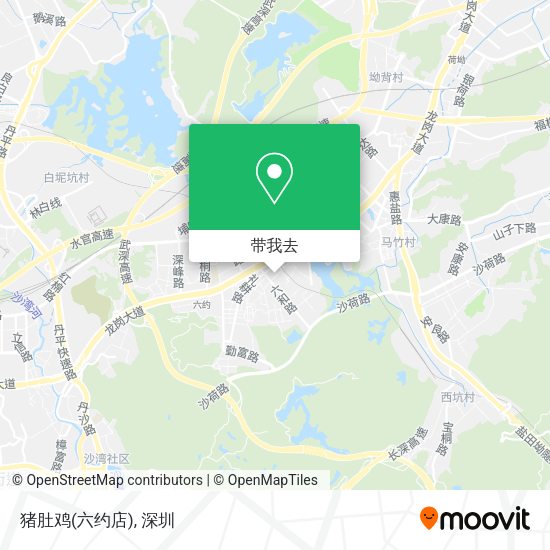 猪肚鸡(六约店)地图