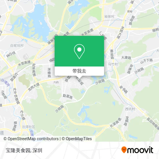 宝隆美食园地图