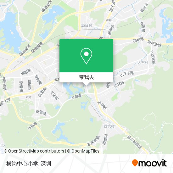 横岗中心小学地图