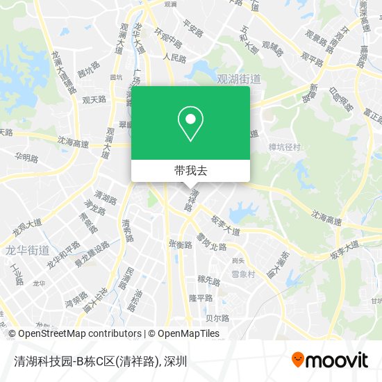 清湖科技园-B栋C区(清祥路)地图