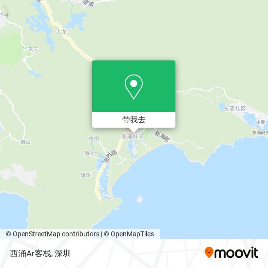 西涌Ar客栈地图