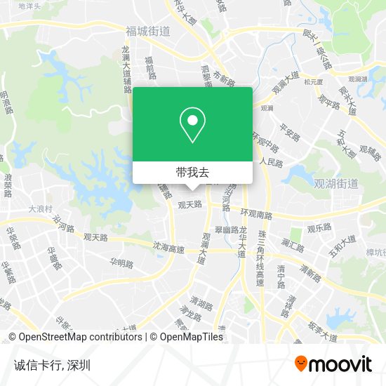 诚信卡行地图
