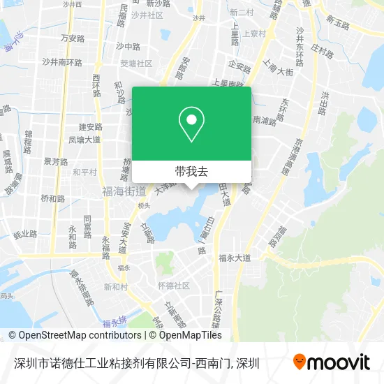 深圳市诺德仕工业粘接剂有限公司-西南门地图