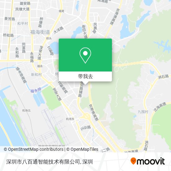 深圳市八百通智能技术有限公司地图