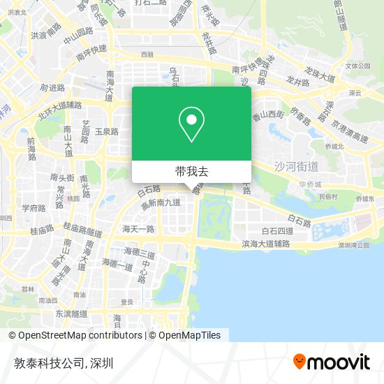 敦泰科技公司地图