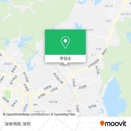 深南驾校地图