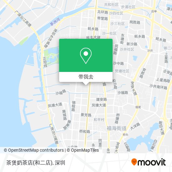 茶煲奶茶店(和二店)地图