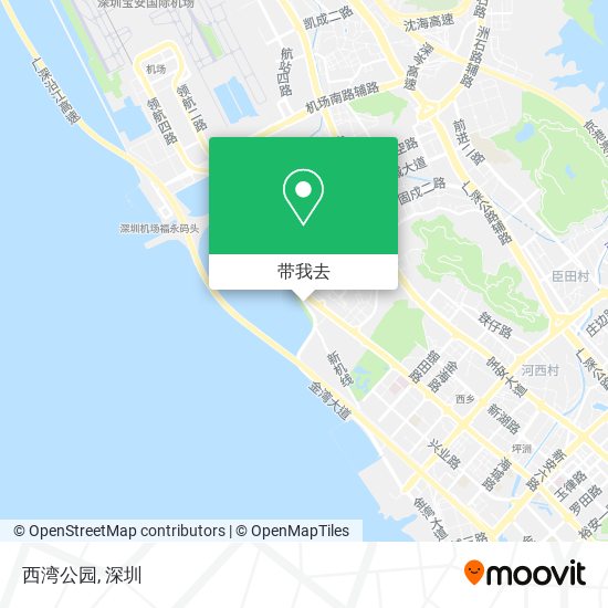 西湾公园地图