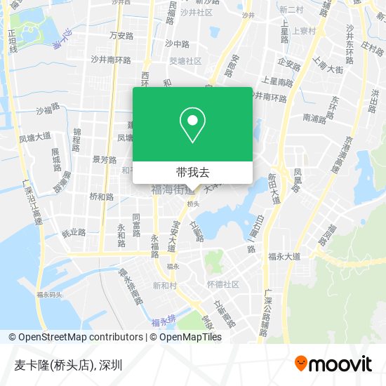 麦卡隆(桥头店)地图