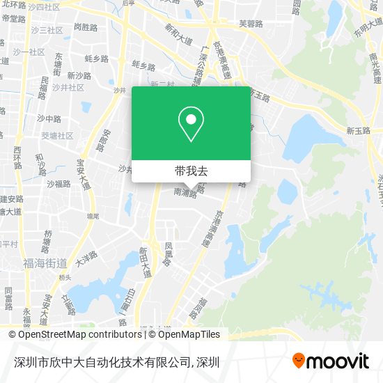 深圳市欣中大自动化技术有限公司地图