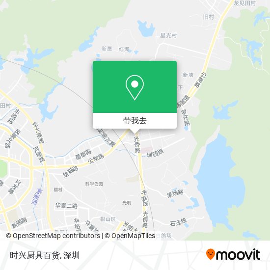 时兴厨具百货地图