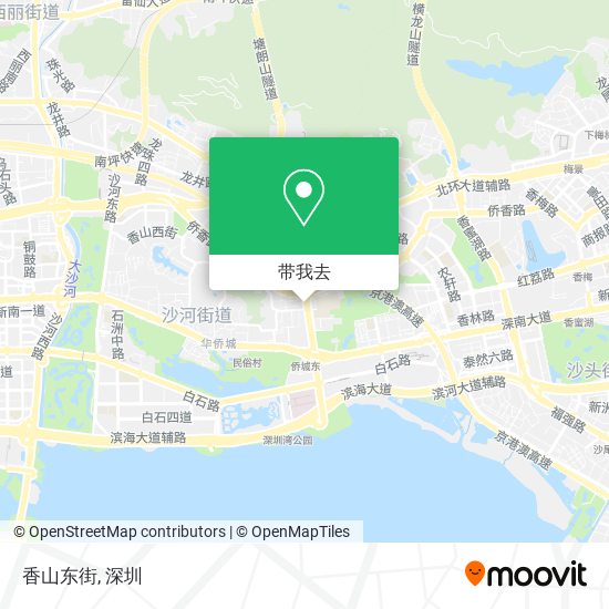 香山东街地图