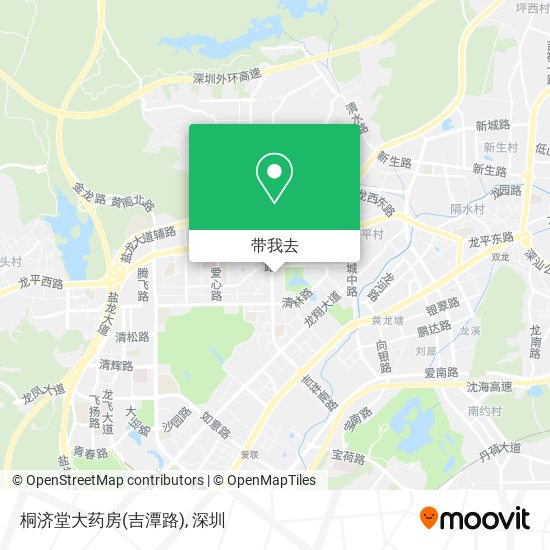 桐济堂大药房(吉潭路)地图