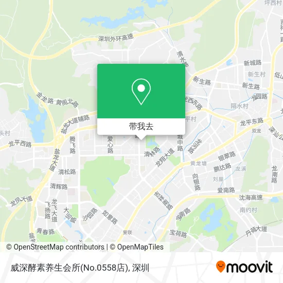 威深酵素养生会所(No.0558店)地图