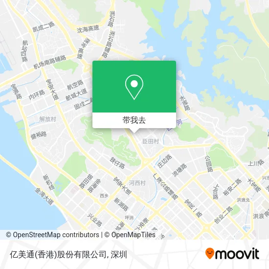 亿美通(香港)股份有限公司地图