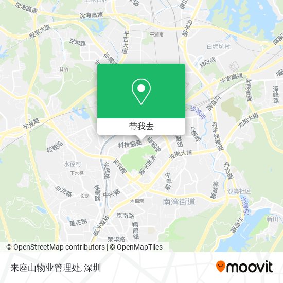 来座山物业管理处地图
