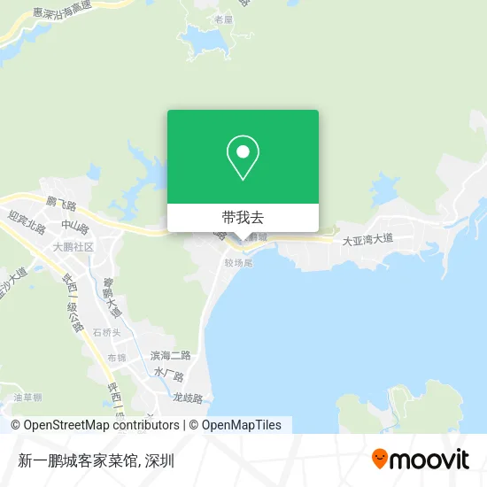 新一鹏城客家菜馆地图