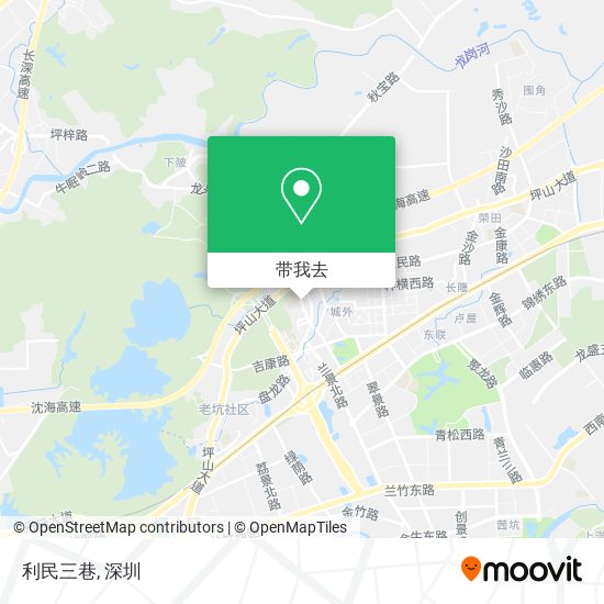 利民三巷地图