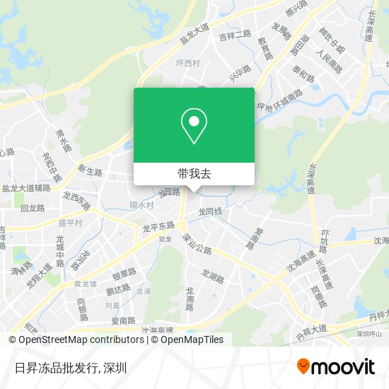 日昇冻品批发行地图