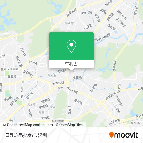 日昇冻品批发行地图