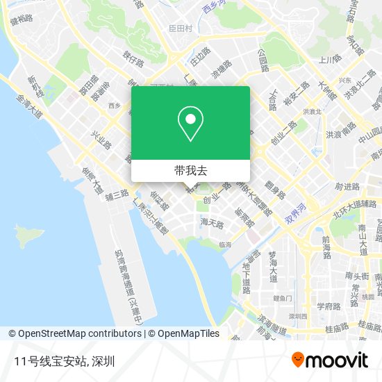 11号线宝安站地图