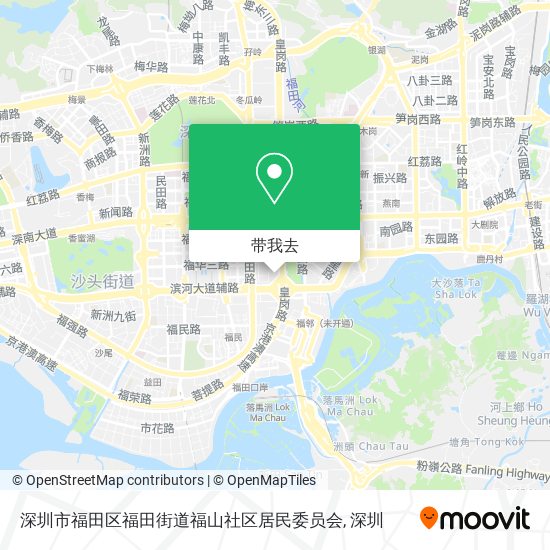 深圳市福田区福田街道福山社区居民委员会地图
