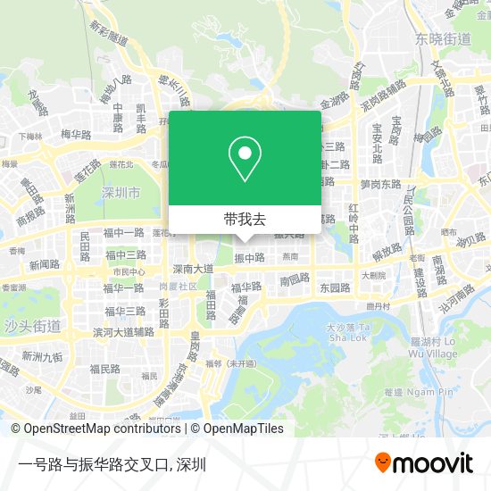 一号路与振华路交叉口地图