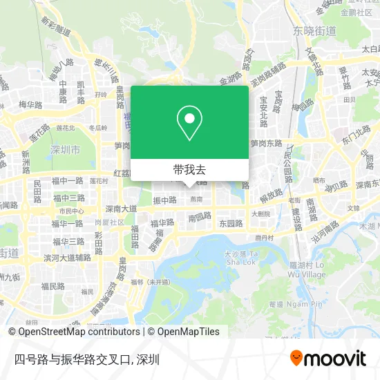四号路与振华路交叉口地图
