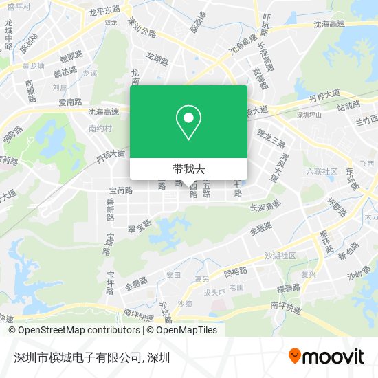 深圳市槟城电子有限公司地图