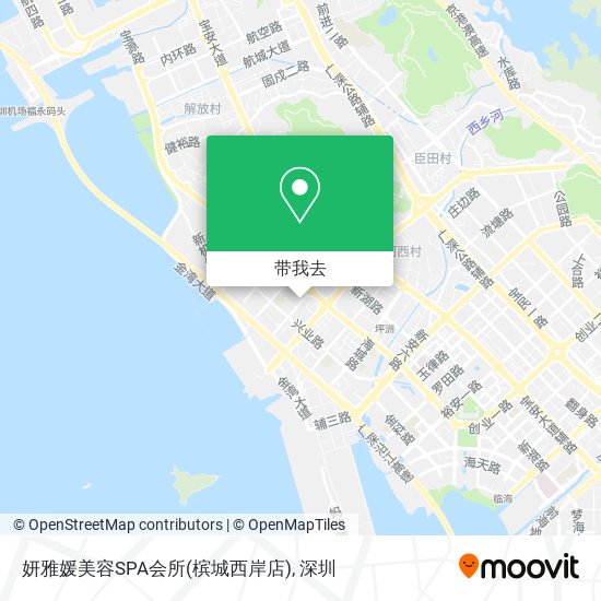 妍雅媛美容SPA会所(槟城西岸店)地图