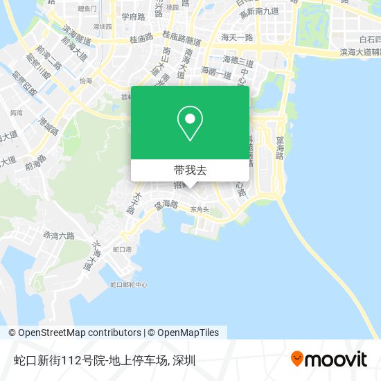 蛇口新街112号院-地上停车场地图