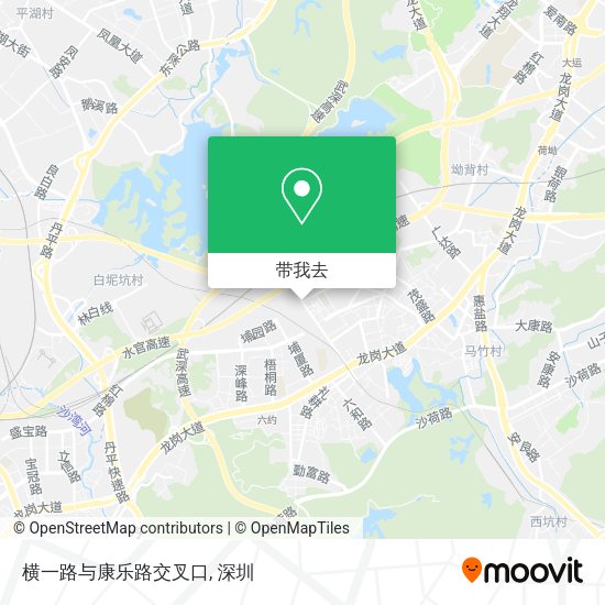 横一路与康乐路交叉口地图