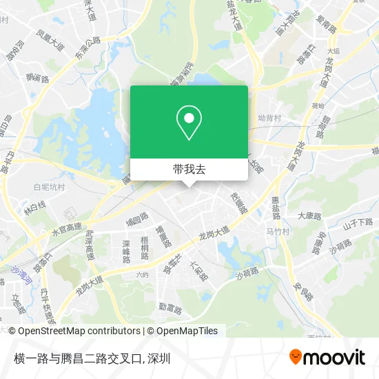横一路与腾昌二路交叉口地图