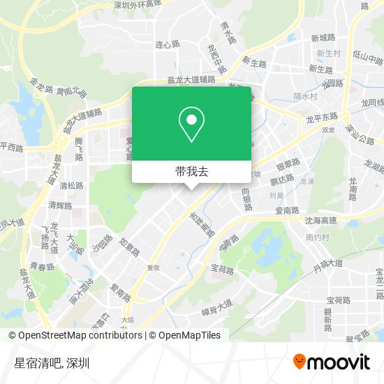 星宿清吧地图