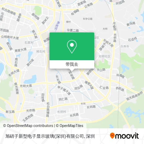 旭硝子新型电子显示玻璃(深圳)有限公司地图